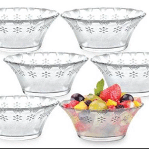 JOGO DE TAÇAS SOBREMESA 6 PÇS (COTTON) * IMAGEM ILUSTRATIVA* <span style='color:red'>*ESGOTADA*</span>