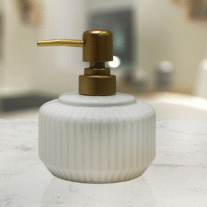 PORTA SABONETE LIQUIDO DE PORCELANA (AMIGOLD)